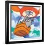 Action Dog-Scott Nelson-Framed Art Print