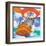 Action Dog-Scott Nelson-Framed Art Print