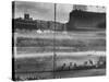 Action During a Football Game Between Notre Dame University and Army-null-Stretched Canvas