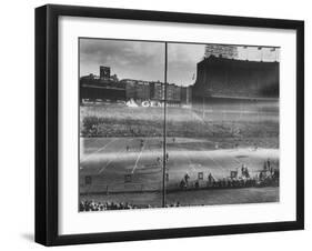 Action During a Football Game Between Notre Dame University and Army-null-Framed Photographic Print