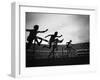 Action During the Women's 100m Hurdles at the 1952 Olympic Games in Helsinki-Mark Kauffman-Framed Photographic Print