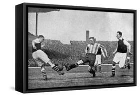 Action from an Arsenal V Sheffield United Football Match, C1927-1937-null-Framed Stretched Canvas