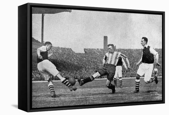 Action from an Arsenal V Sheffield United Football Match, C1927-1937-null-Framed Stretched Canvas