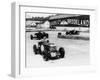 Action from the British Empire Trophy Race, Brooklands, Surrey, 1935-null-Framed Photographic Print