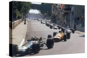 Action from the Monaco Grand Prix, 1968-null-Stretched Canvas