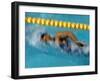 Action of Female Freestyle Swimmer, Athens, Greece-Paul Sutton-Framed Photographic Print