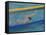 Action of Male Backstroke Swimmer, Athens, Greece-Paul Sutton-Framed Stretched Canvas