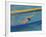 Action of Male Backstroke Swimmer, Athens, Greece-Paul Sutton-Framed Photographic Print