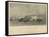 Action of the Gunboats at Memphis, C.1865-Alonzo Chappel-Framed Stretched Canvas
