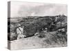 Action on the Western Front Photographed from German Trenches-null-Stretched Canvas