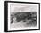 Action on the Western Front Photographed from German Trenches-null-Framed Photographic Print