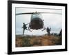 Action Operation Pegasus: American Soldiers Aiding S. Vietnamese Forces to Lift Siege of Khe Sanh-Larry Burrows-Framed Photographic Print