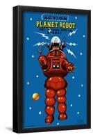 Action Planet Robot-null-Framed Poster