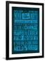 Action Set Blue-Lorand Okos-Framed Premium Giclee Print