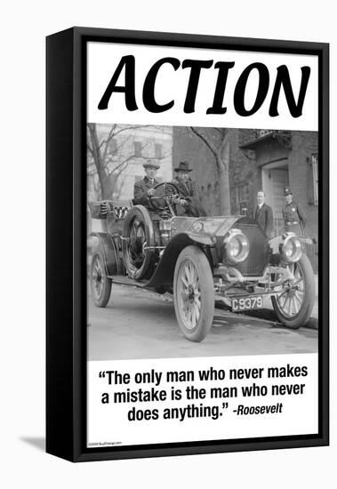 Action-Wilbur Pierce-Framed Stretched Canvas
