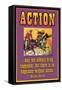 Action-null-Framed Stretched Canvas