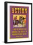 Action-null-Framed Art Print