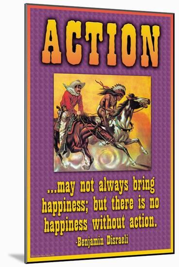 Action-null-Mounted Art Print