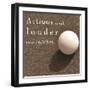 Actions Speak Louder than Coaches-Sports Mania-Framed Art Print