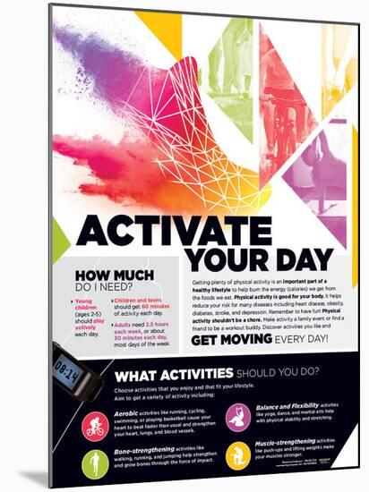 Activate Your Day-null-Mounted Poster