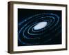 Active Galaxies Visible in Extreme Ultraviolet Wavelengths-Digital Vision.-Framed Photographic Print