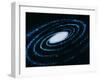 Active Galaxies Visible in Extreme Ultraviolet Wavelengths-Digital Vision.-Framed Photographic Print