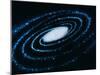 Active Galaxies Visible in Extreme Ultraviolet Wavelengths-Digital Vision.-Mounted Photographic Print