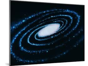 Active Galaxies Visible in Extreme Ultraviolet Wavelengths-Digital Vision.-Mounted Photographic Print