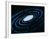 Active Galaxies Visible in Extreme Ultraviolet Wavelengths-Digital Vision.-Framed Photographic Print