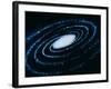 Active Galaxies Visible in Extreme Ultraviolet Wavelengths-Digital Vision.-Framed Photographic Print