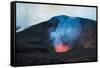 Active Lava Eruption on the Tolbachik Volcano, Kamchatka, Russia, Eurasia-Michael Runkel-Framed Stretched Canvas