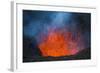 Active Lava Eruption on the Tolbachik Volcano, Kamchatka, Russia, Eurasia-Michael-Framed Photographic Print