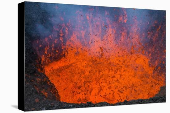 Active Lava Eruption on the Tolbachik Volcano, Kamchatka, Russia, Eurasia-Michael-Stretched Canvas