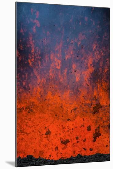 Active Lava Eruption on the Tolbachik Volcano, Kamchatka, Russia, Eurasia-Michael-Mounted Photographic Print