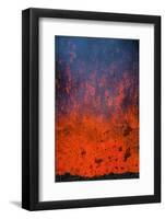 Active Lava Eruption on the Tolbachik Volcano, Kamchatka, Russia, Eurasia-Michael-Framed Photographic Print