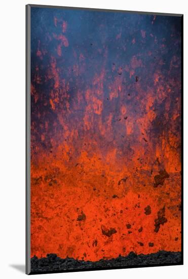 Active Lava Eruption on the Tolbachik Volcano, Kamchatka, Russia, Eurasia-Michael-Mounted Photographic Print