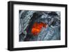 Active Lava Stream, Tolbachik Volcano, Kamchatka, Russia, Eurasia-Michael Runkel-Framed Photographic Print