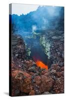 Active Magma in a Stream Below the Tolbachik Volcano, Kamchatka, Russia, Eurasia-Michael Runkel-Stretched Canvas