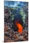 Active Magma in a Stream Below the Tolbachik Volcano, Kamchatka, Russia, Eurasia-Michael Runkel-Mounted Photographic Print