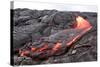 Active Pahoehoe-Type Lava Flow in Hawaii-Sepp-Stretched Canvas