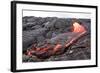 Active Pahoehoe-Type Lava Flow in Hawaii-Sepp-Framed Photographic Print