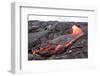 Active Pahoehoe-Type Lava Flow in Hawaii-Sepp-Framed Photographic Print