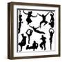 Active People-nicemonkey-Framed Art Print