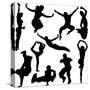 Active People-nicemonkey-Stretched Canvas