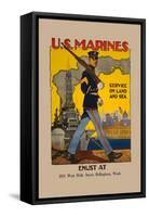 Active Service on Land and Sea-Sidney Riesenberg-Framed Stretched Canvas