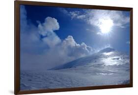 Active summit craters, Mount Etna, UNESCO World Heritage Site, Catania, Sicily, Italy, Europe-Carlo Morucchio-Framed Photographic Print