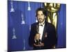 Actor Al Pacino Holding His Oscar in Press Room at Academy Awards-null-Mounted Premium Photographic Print