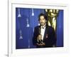 Actor Al Pacino Holding His Oscar in Press Room at Academy Awards-null-Framed Premium Photographic Print