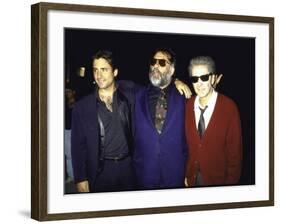 Actor Andy Garcia, Director Francis Ford Coppola and Actor Al Pacino at Premiere of "Godfather 3"-null-Framed Premium Photographic Print