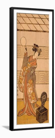 Actor Arashi Sangoro II in Female Part-Katsukawa Shunsho-Framed Giclee Print